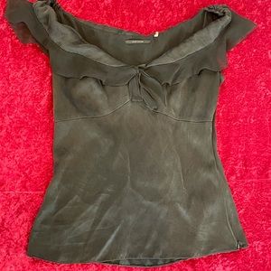 Black Silk Elie Tahari Blouse